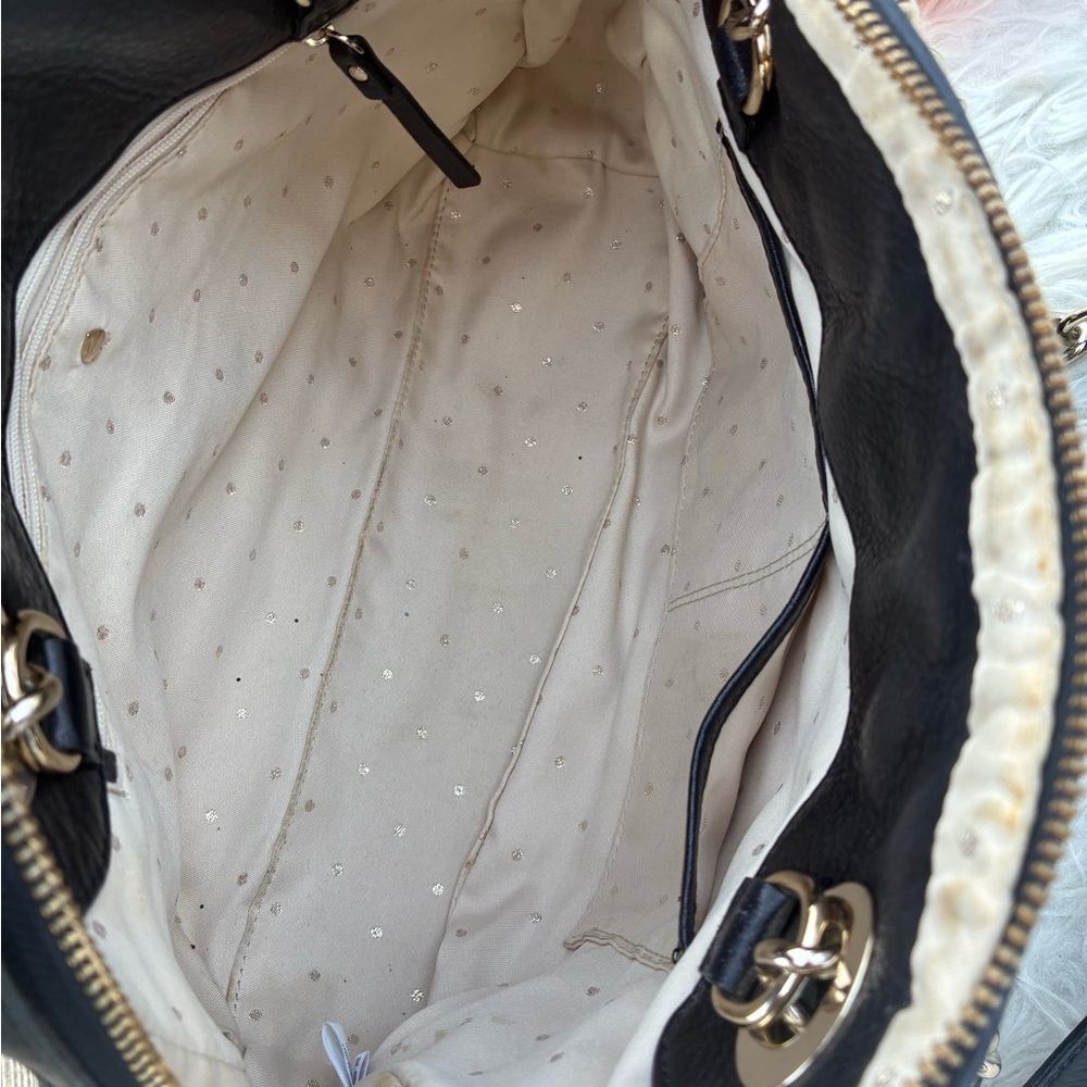 GORGEOUS KATE SPADE QUILTED leather LARGE black bag - Picture 8 of 11
